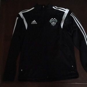 Adidas Black Sweater “Kitchener Soccer Club” Mens Meduim US